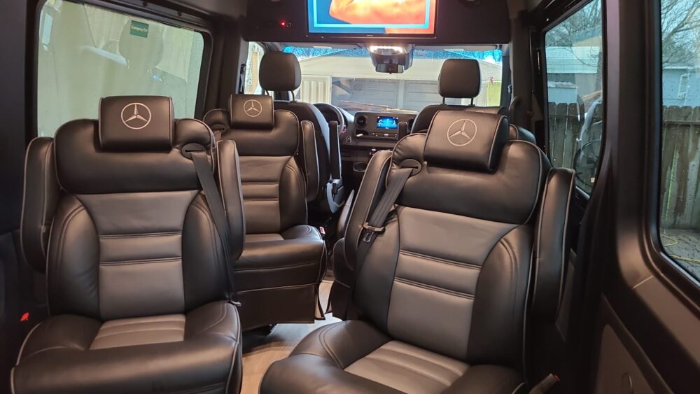 Van Rental In Houston Alternative view of Custom Executive Sprinter Van C004